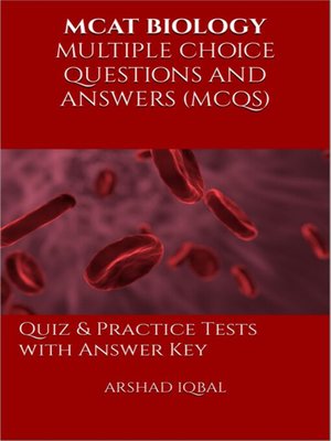 cover image of MCAT Biology Multiple Choice Questions and Answers (MCQs)